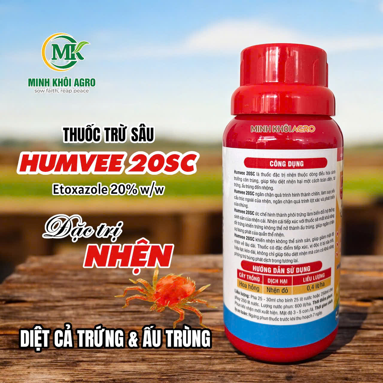 Thuốc trừ sâu Humvee 20SC - Chai 240ml